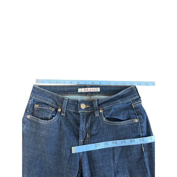 J Brand Pure‎ Jeans Dark Wash Denim Skinny Leg Basic Casual Low Rise Size 27 - Picture 10 of 13